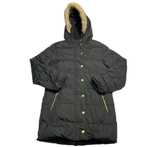 Old Navy Frost Free Mid Length Hooded Puffer Jacket Medium - Picture 1 of 10